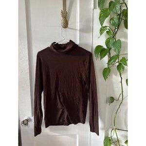 Turtleneck Faded Glory women’s size large brown top